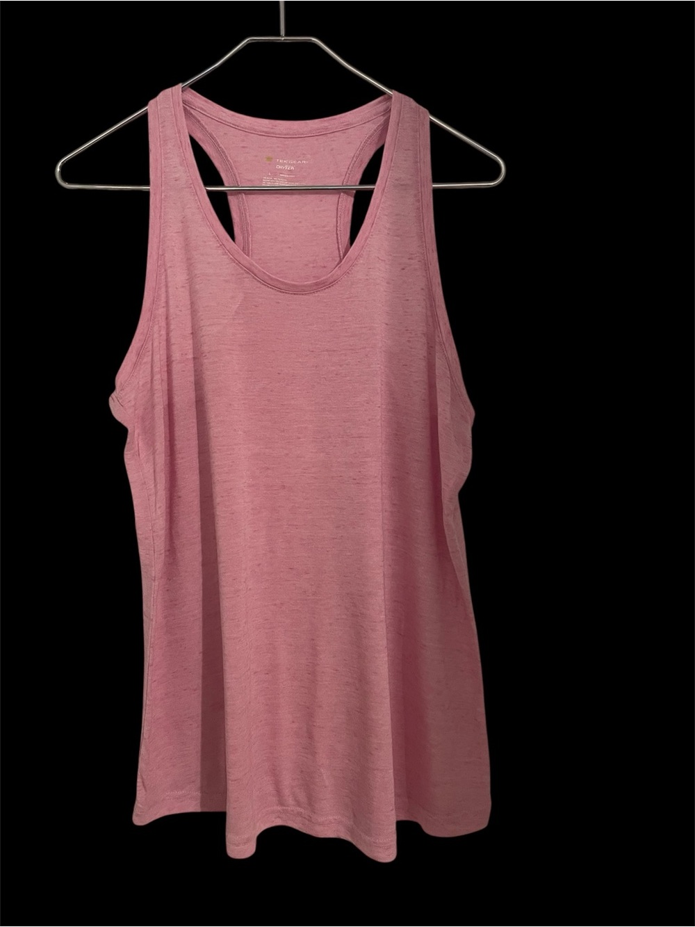 Tek Gear Dusty Rose Racerback Tank Top Size Large